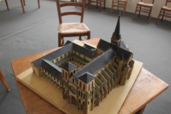 Orbais l'Abbaye - Maquette de l'abbaye